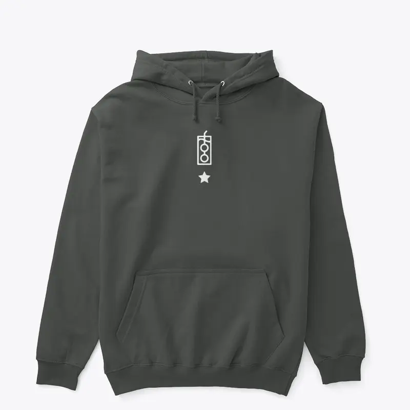 moon&stars - star logo hoodies